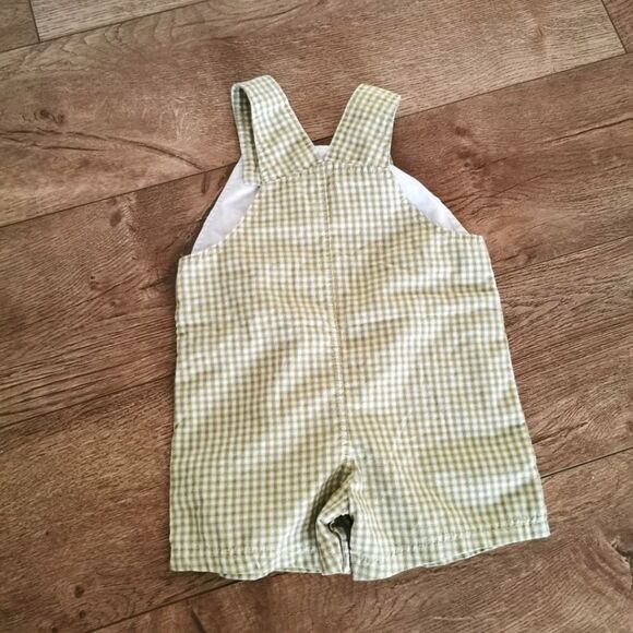 2/$20 Vintage Romper/overalls plaid 24 M - Picture 4 of 4